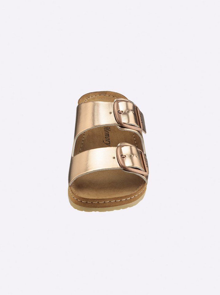 MUBB Pantolette . Pantolette (gold)