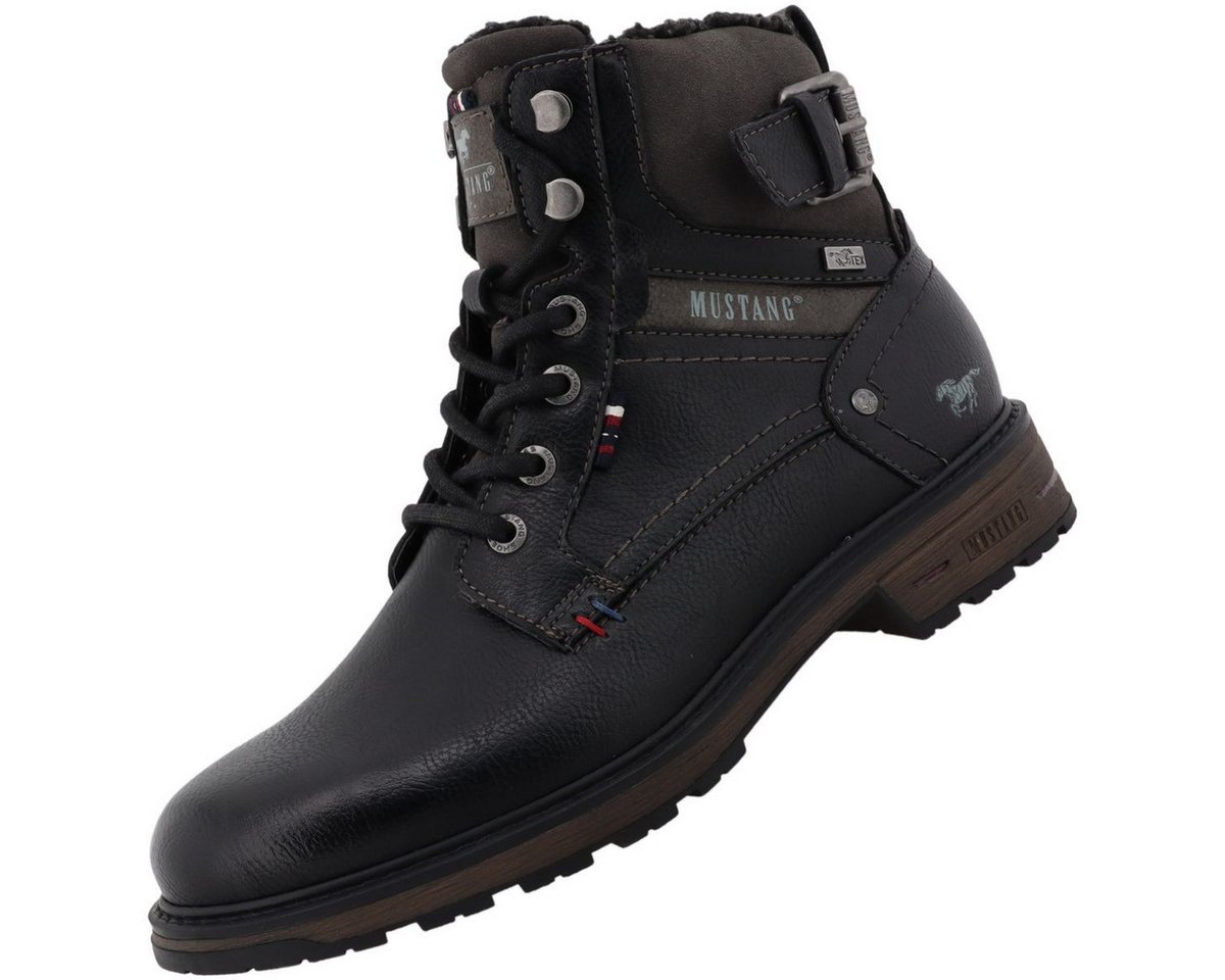 mustang shoes 15M0021001-black Stiefel