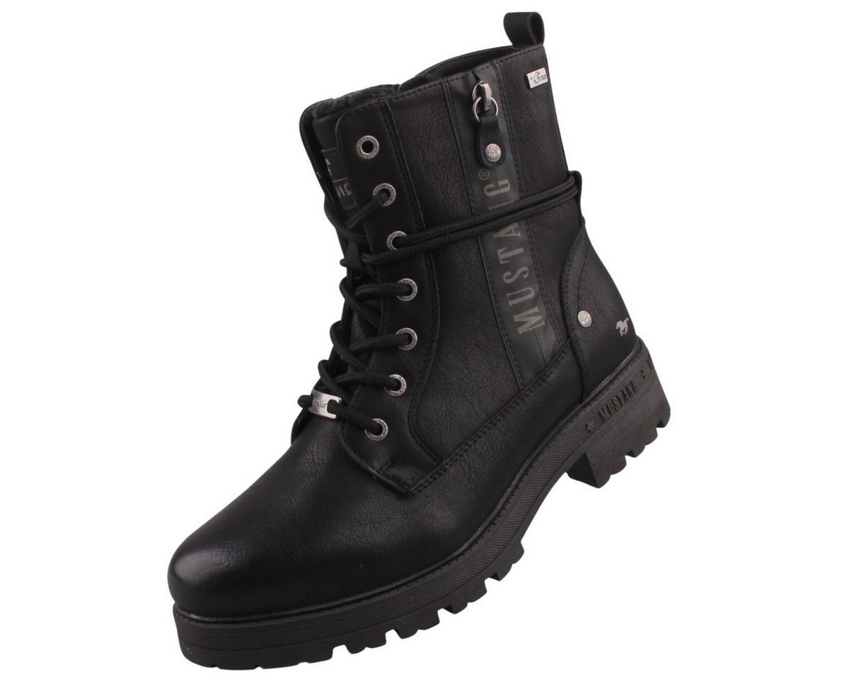 mustang shoes 15M0042003-black Stiefelette