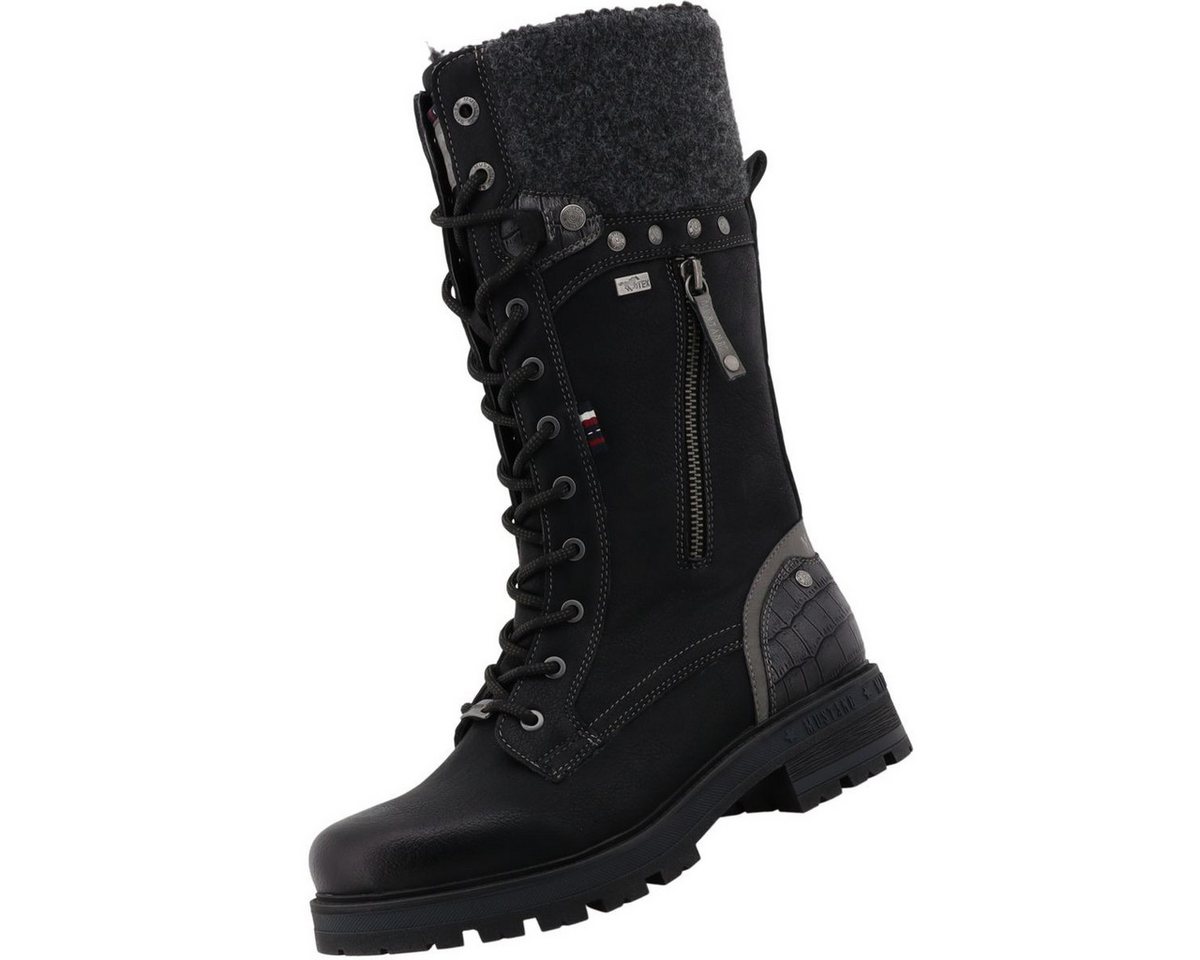 mustang shoes 15M0042006-black Stiefel