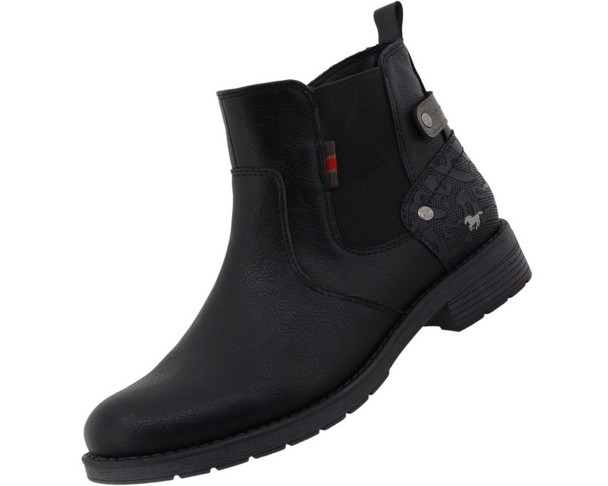 mustang shoes 15M0052002-black Stiefelette