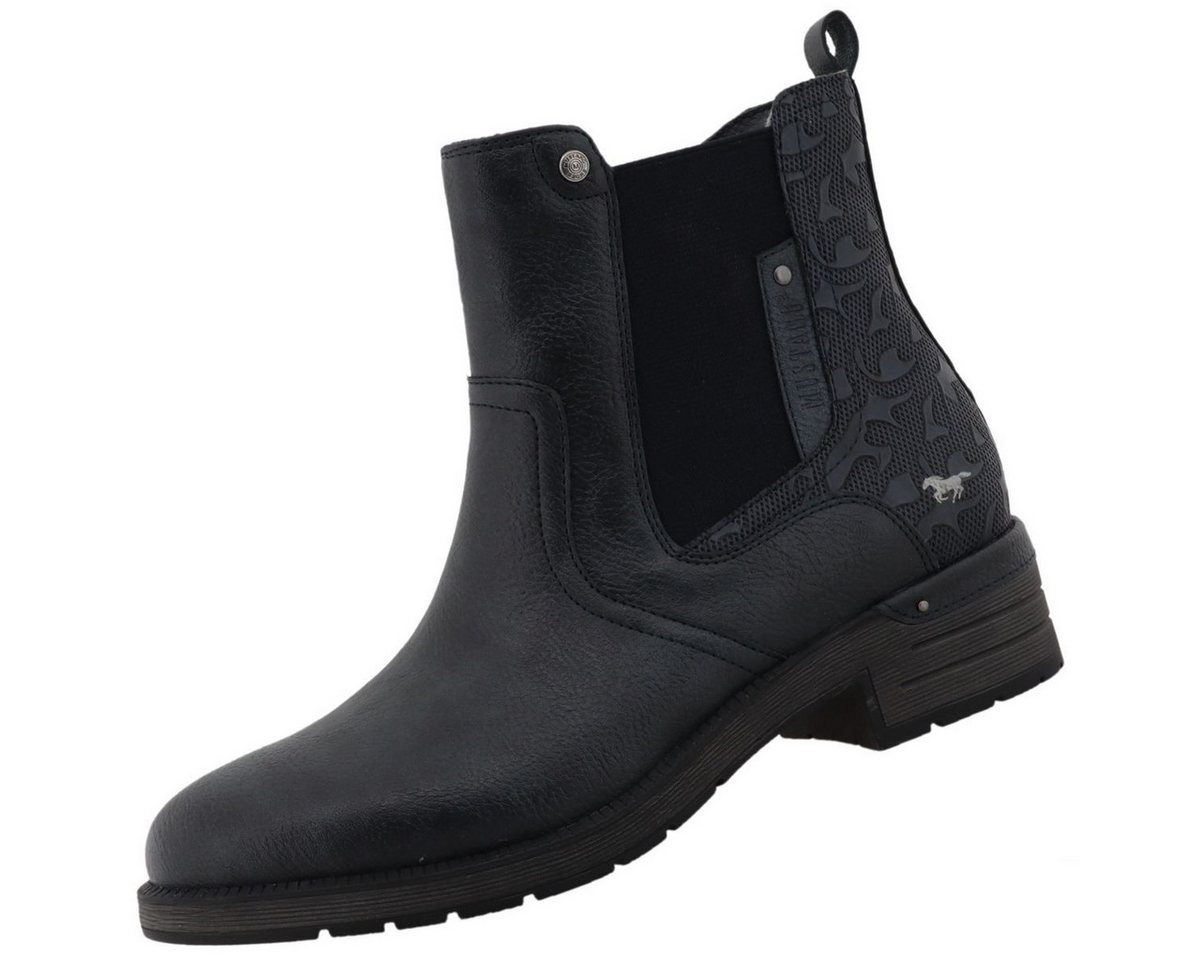 mustang shoes 15M0072001-navy Stiefelette