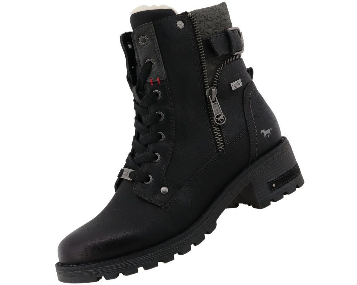 mustang shoes 15M0082001-black Stiefelette