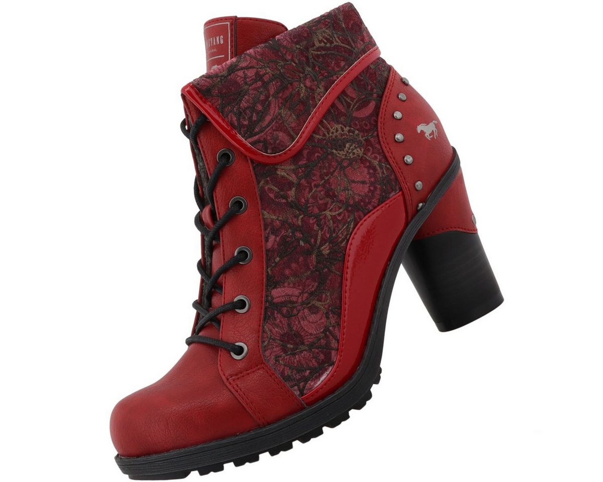 mustang shoes 15M0162011-red-multi Stiefelette