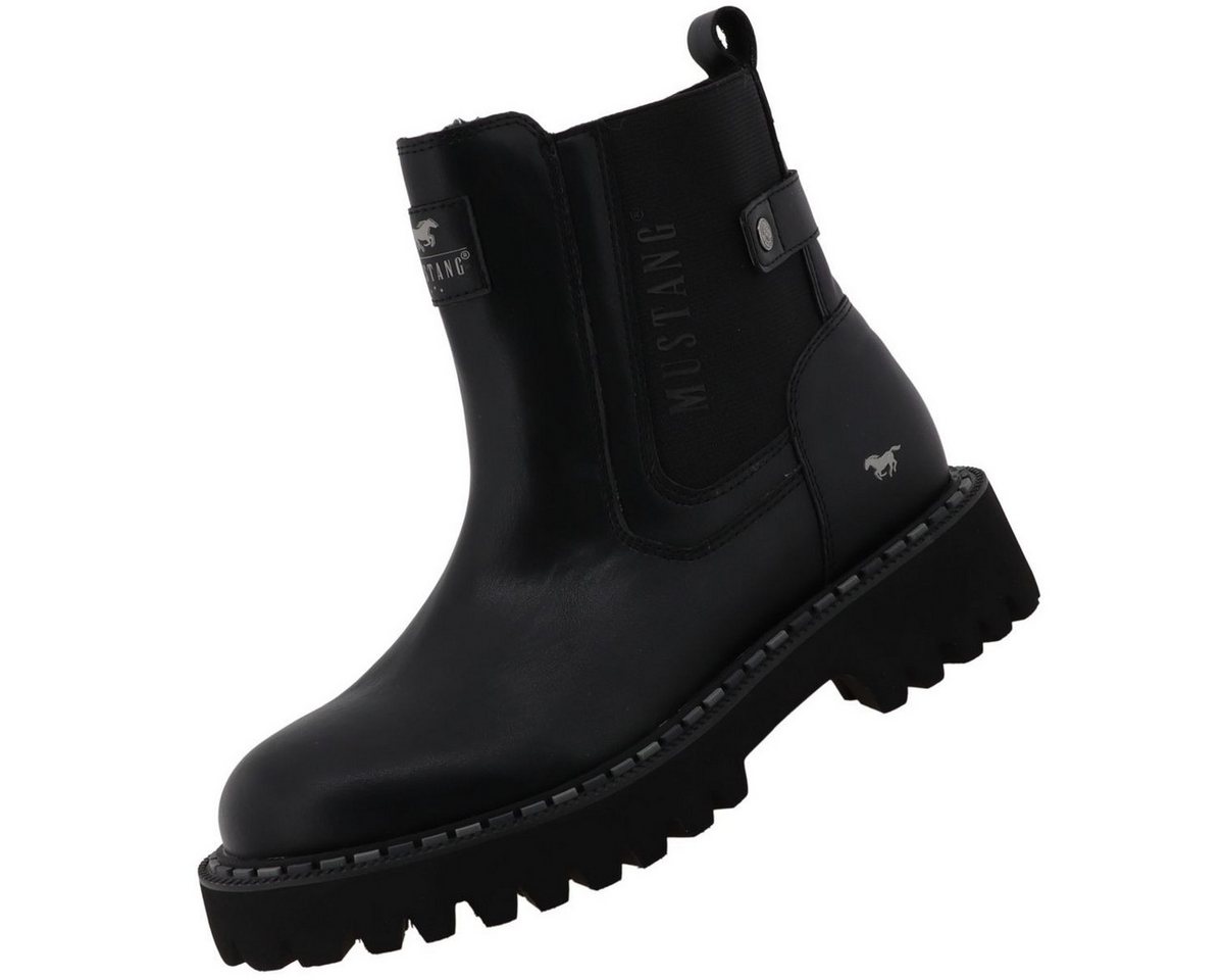 mustang shoes 15M0302003-black Stiefelette