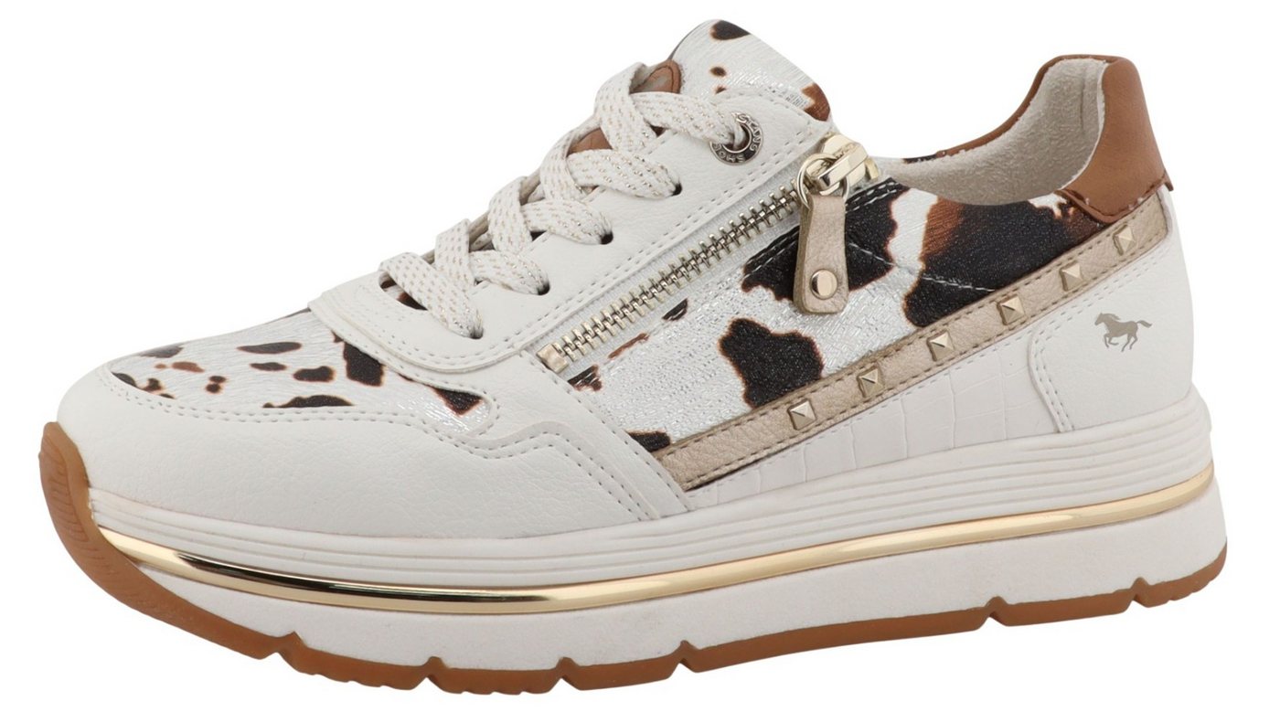mustang shoes 15M0332007 00583 White-Multi Sneaker