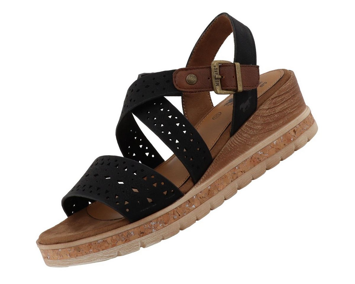 mustang shoes 26M0432002-black Sandale