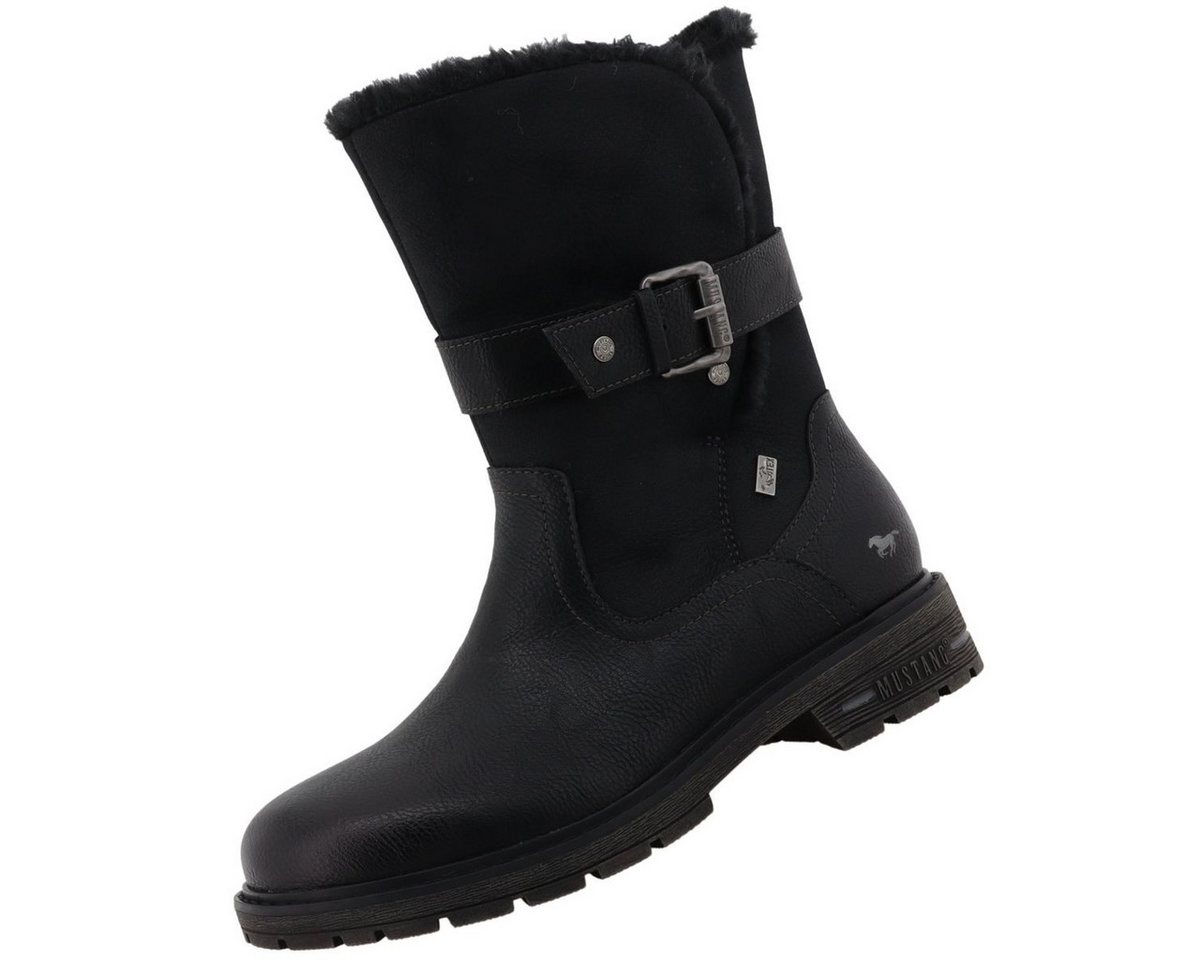 mustang shoes 15M0022001-black Stiefel