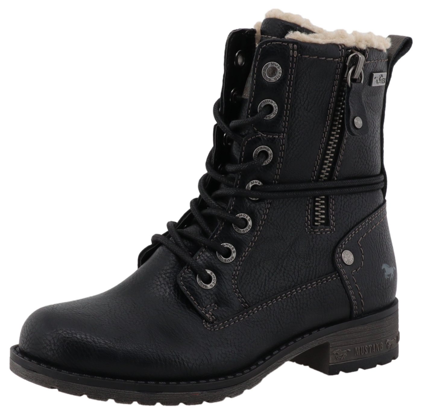 mustang shoes Concetta Winterstiefel Stiefel, Schnürstiefel mit TEX-Membran