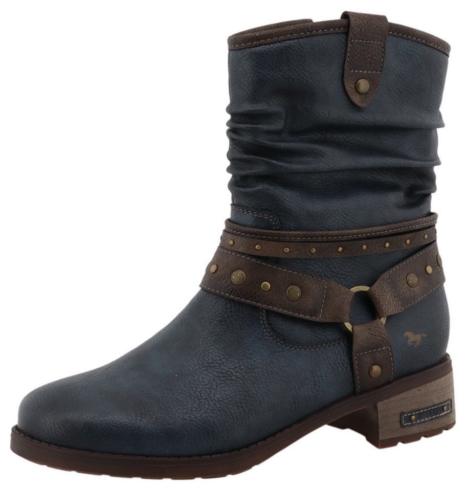 mustang shoes Fabienne Winterboots Stiefelette, Westernboots mit Warmfutter