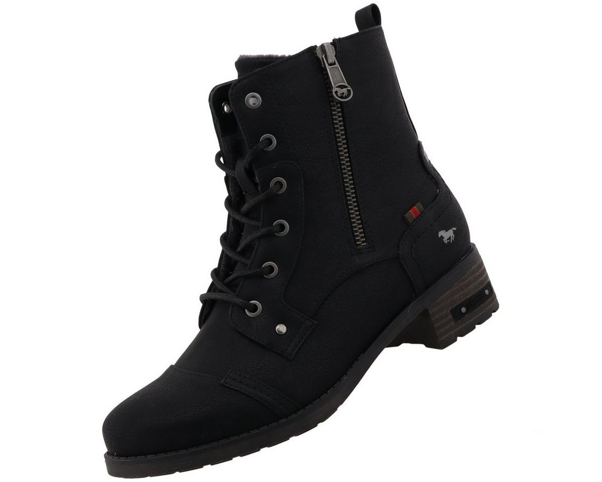 mustang shoes 15M0062011-black Stiefelette