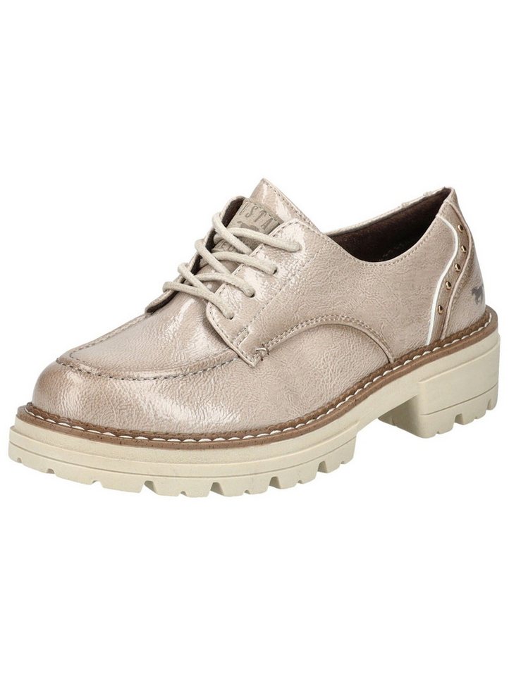 mustang shoes Halbschuhe Lederimitat Schnürschuh