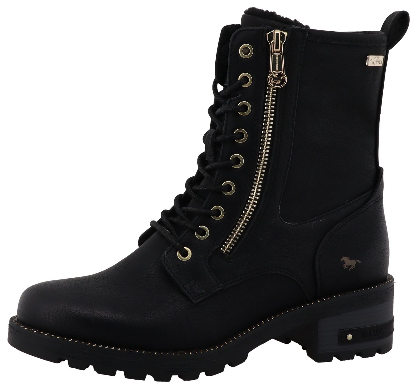 mustang shoes Haukea Winterstiefelette Winterboots mit praktischen Reißverschlüssen