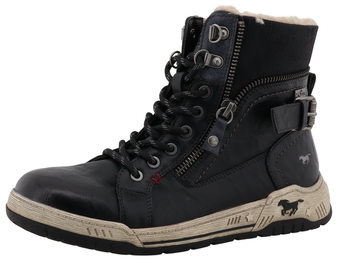 mustang shoes Ihana Winterboots High Top Sneaker, Winterboots mit Warmfutter und TEX