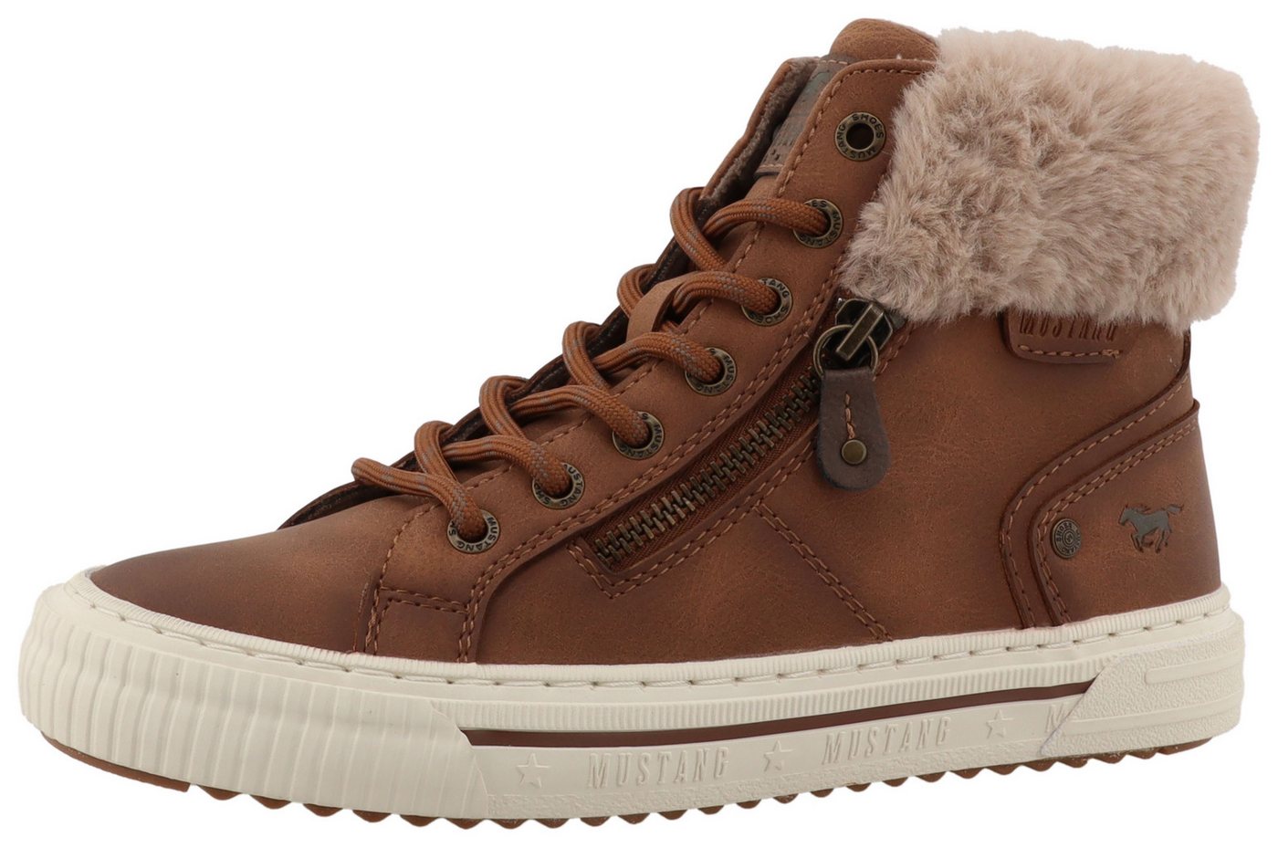 mustang shoes Kalua Winterboots Plateausneaker, Winterboots mit Reißverschluss