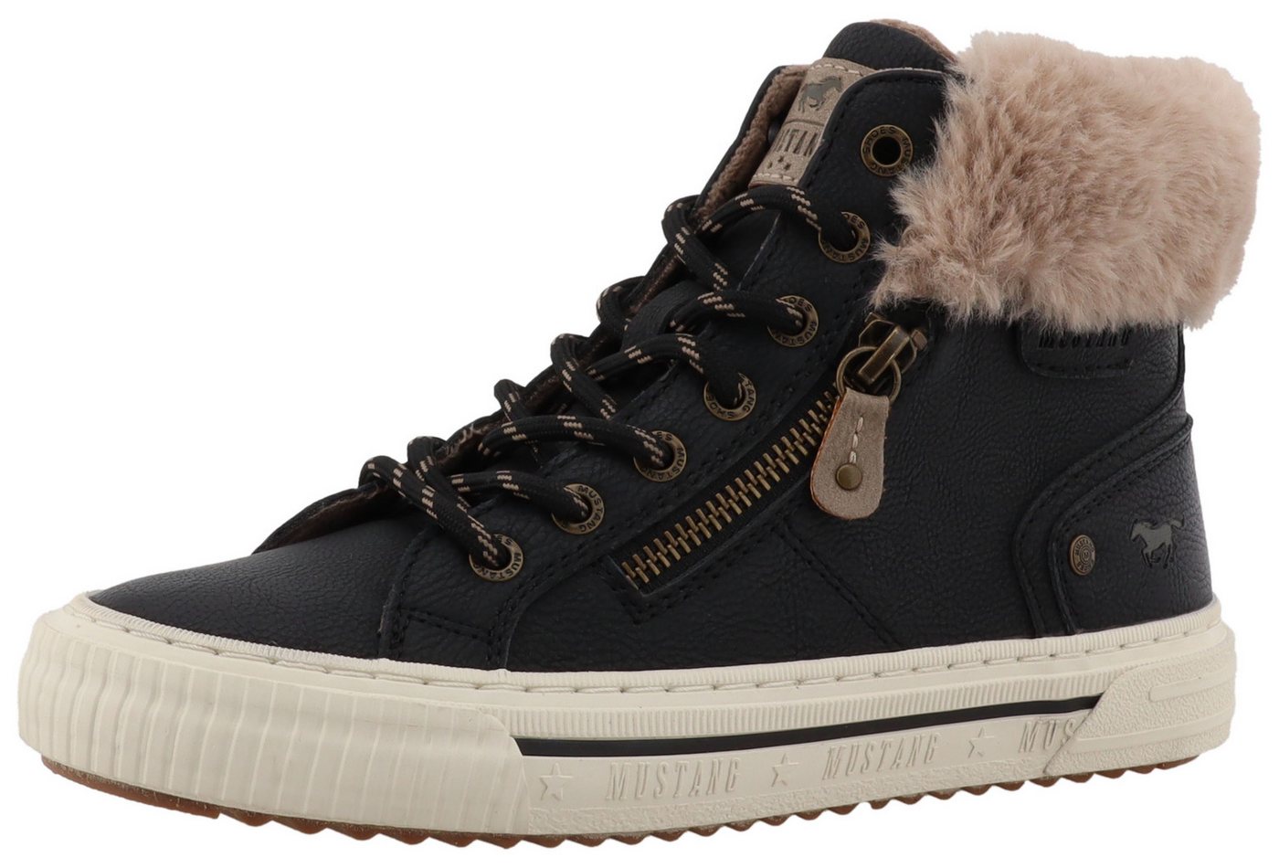 mustang shoes Kalua Winterboots Plateausneaker, Winterboots mit Reißverschluss