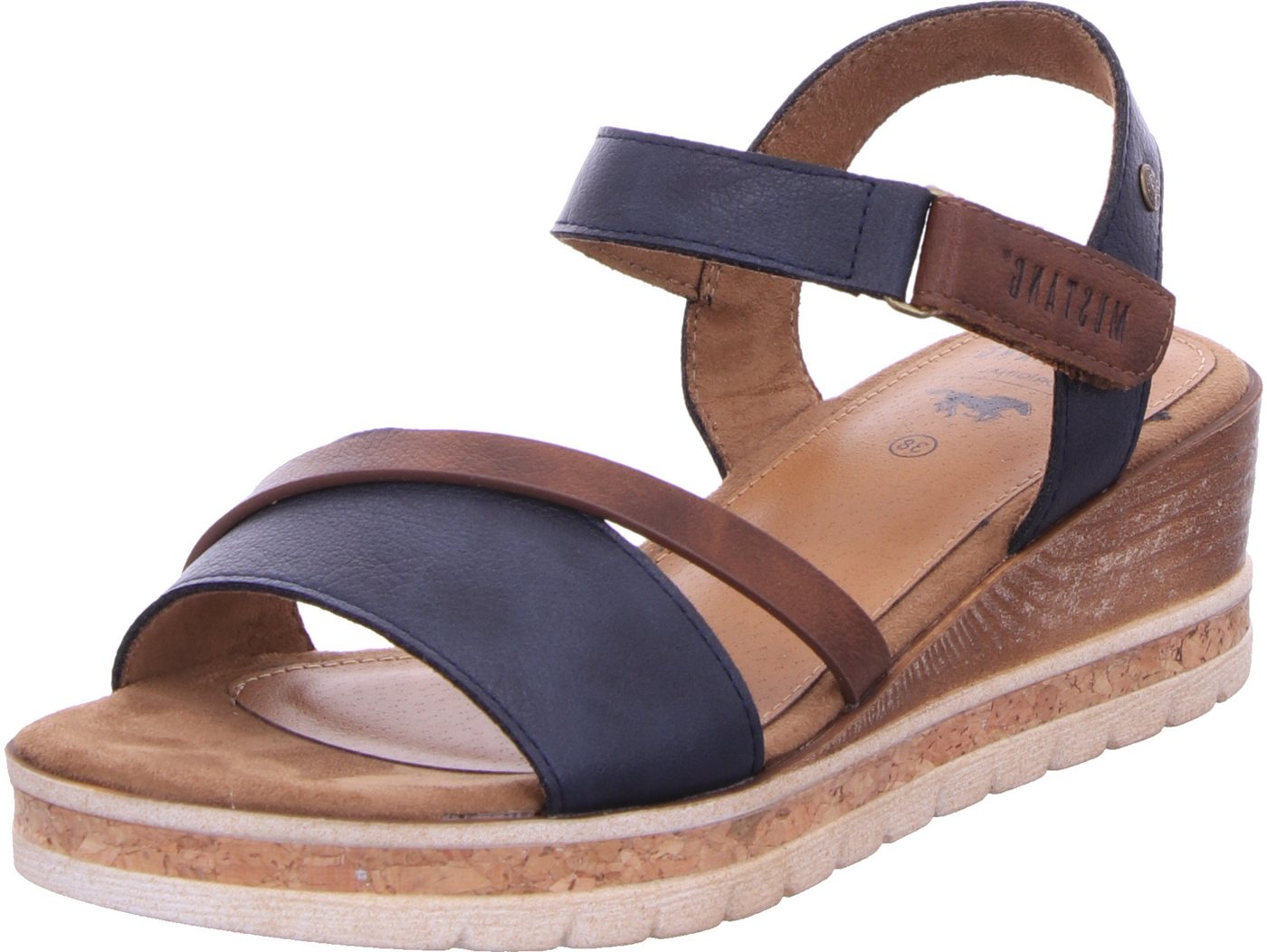 mustang shoes Keilsandalette