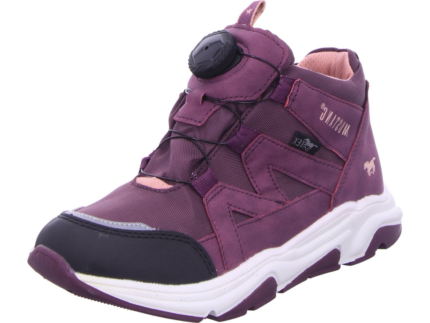 mustang shoes Klettstiefel mit TEX-Membran (lila)