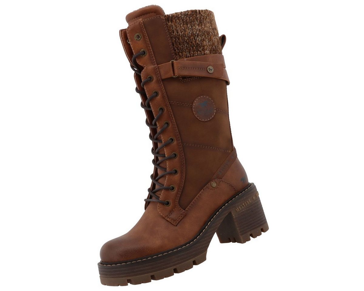 mustang shoes 15M0132005-brown Stiefelette