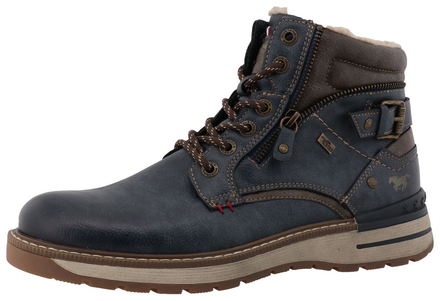 mustang shoes Maril Winterboots Workerboots, Schnürboots mit TEX-Ausstattung