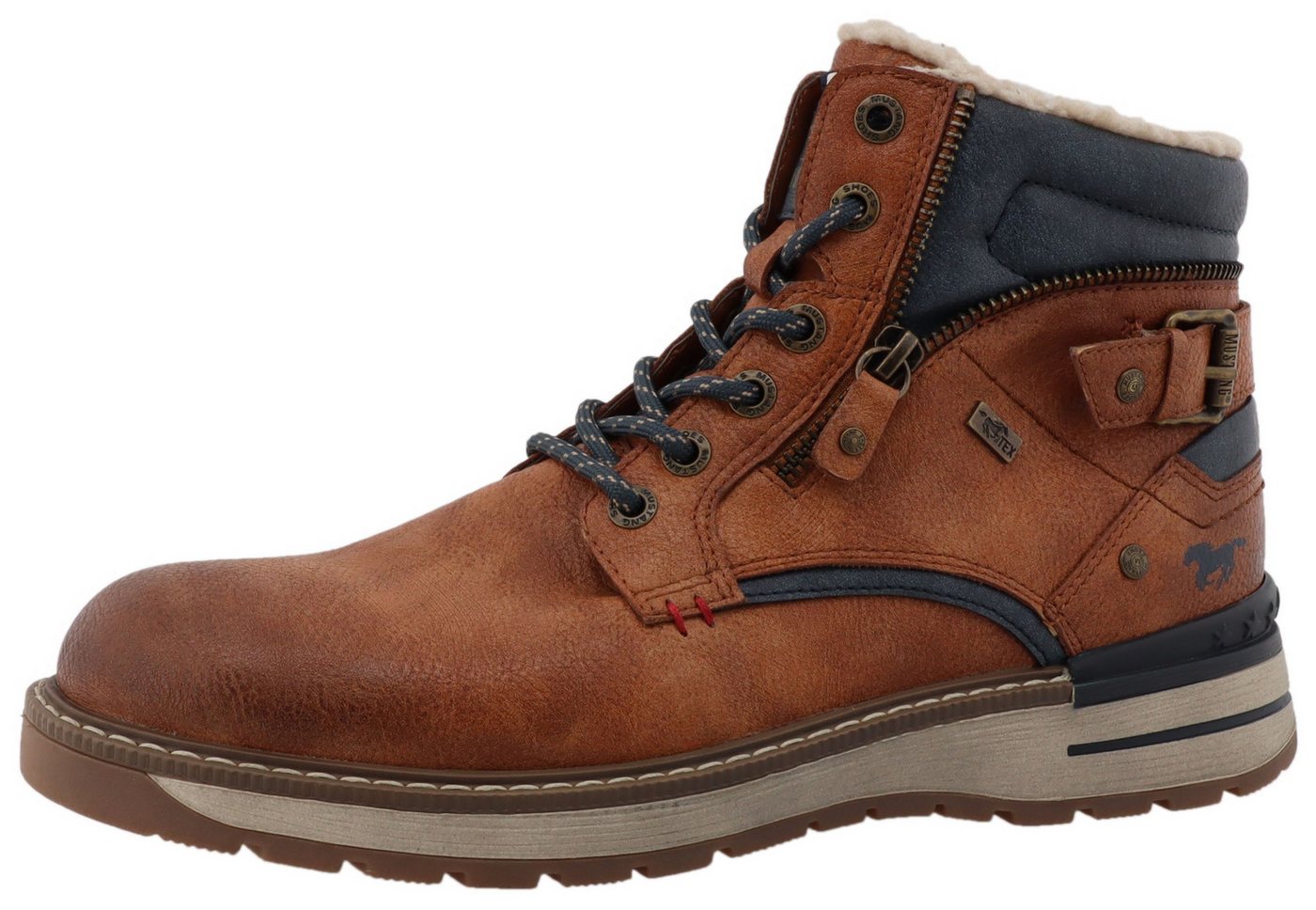 mustang shoes Maril Winterboots Workerboots, Schnürboots mit TEX-Ausstattung