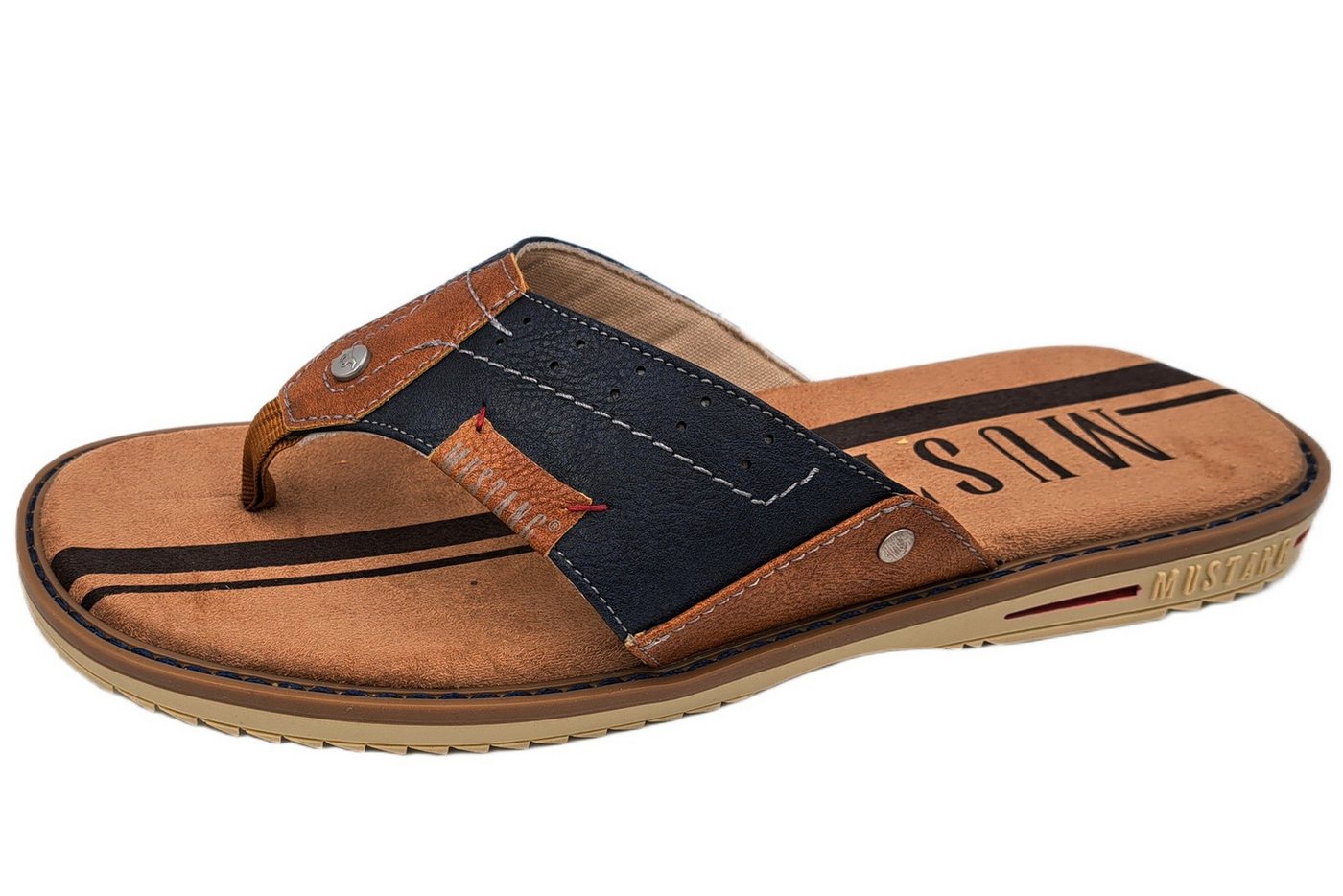 mustang shoes Pantolette (blau)