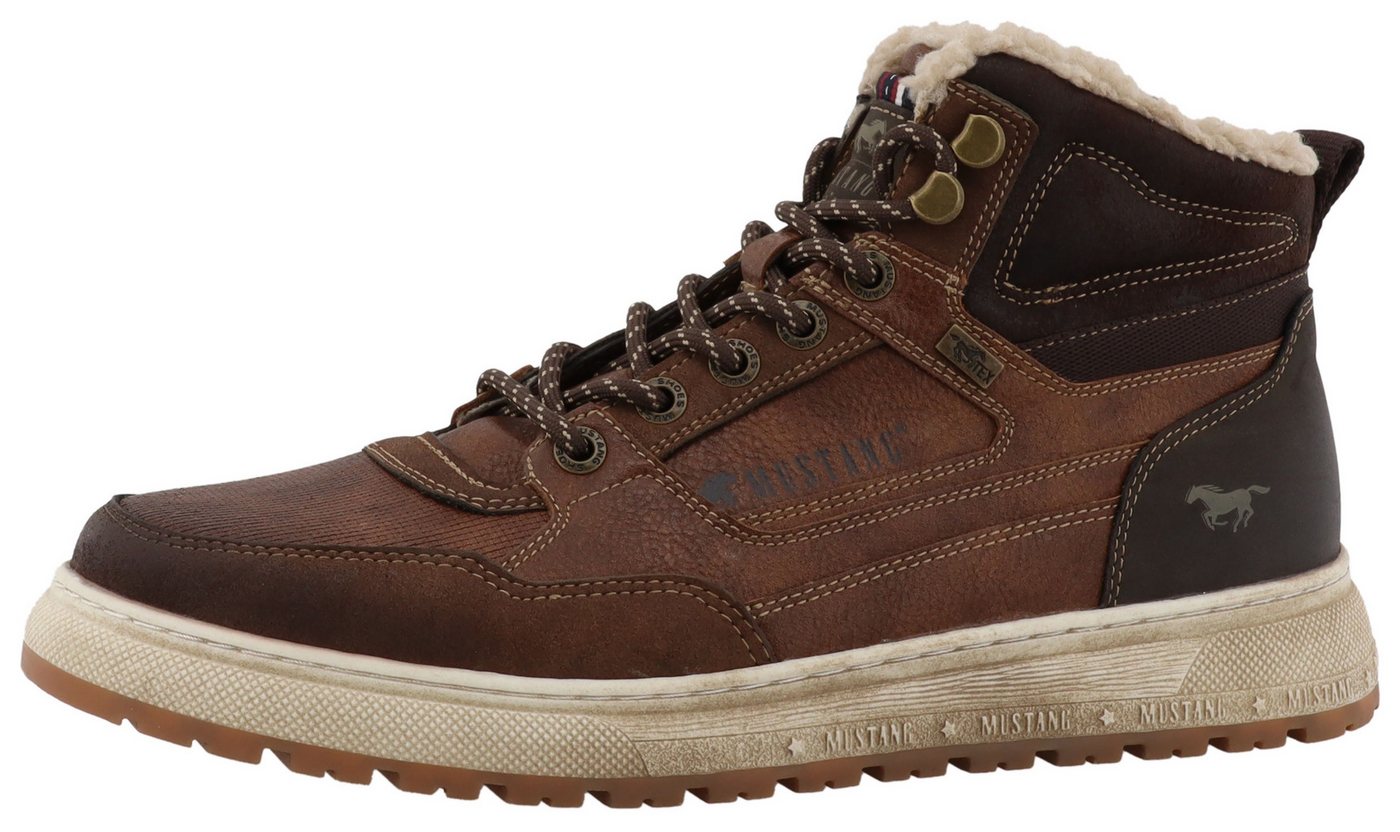 mustang shoes Puno Winterboots High Top Sneaker, Schnürboots mit Warmfutter
