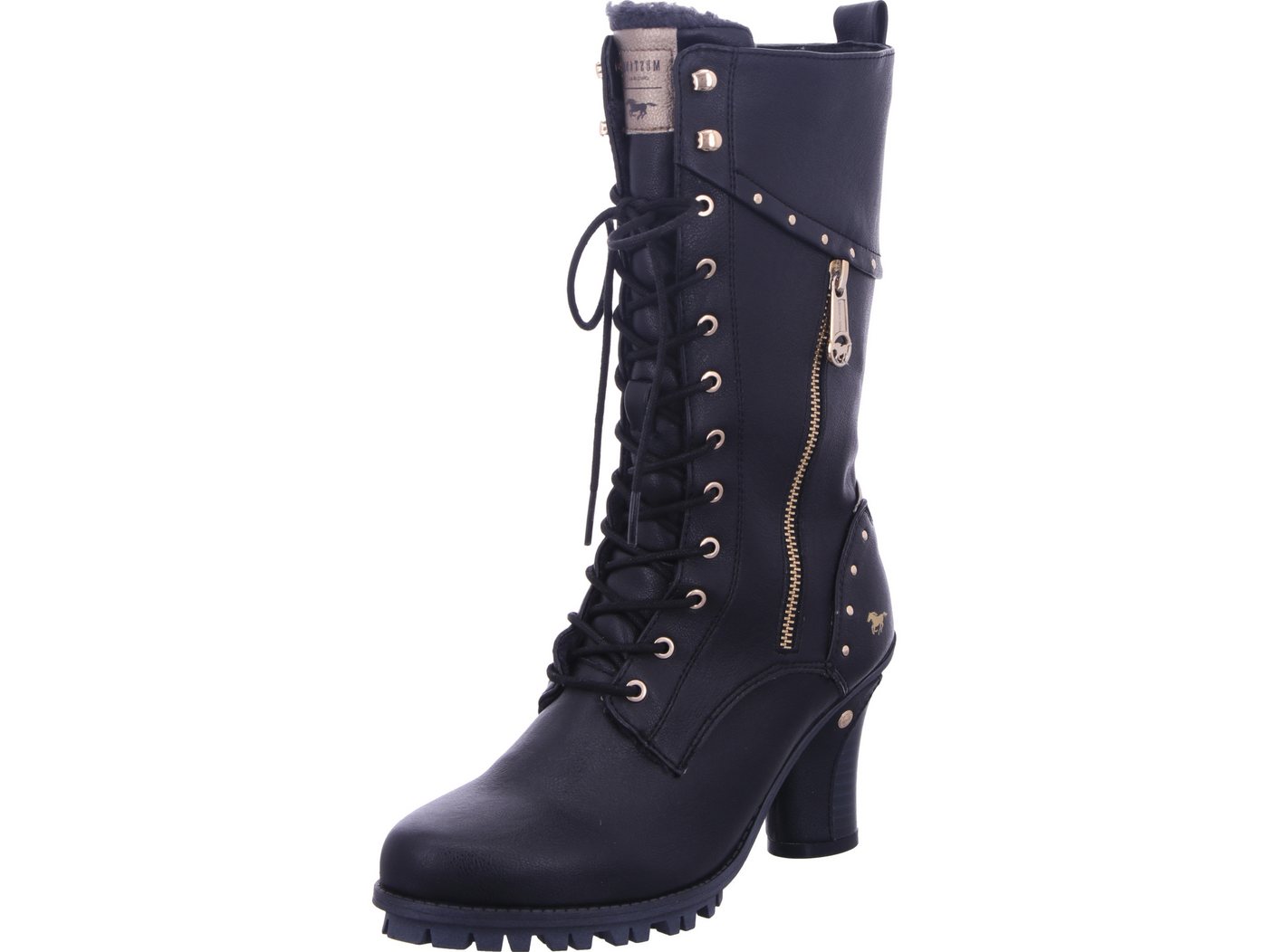 mustang shoes Reißverschlussstiefel (schwarz)