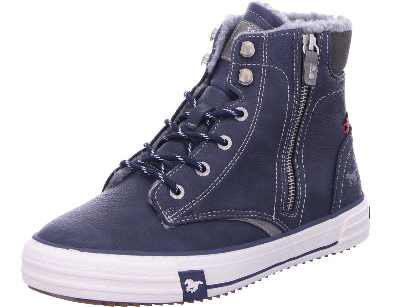 mustang shoes Schnürboots (blau)
