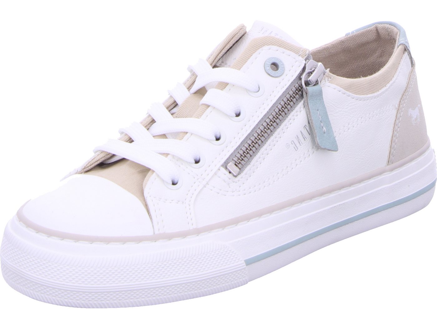 mustang shoes Schnürschuh (weiß)