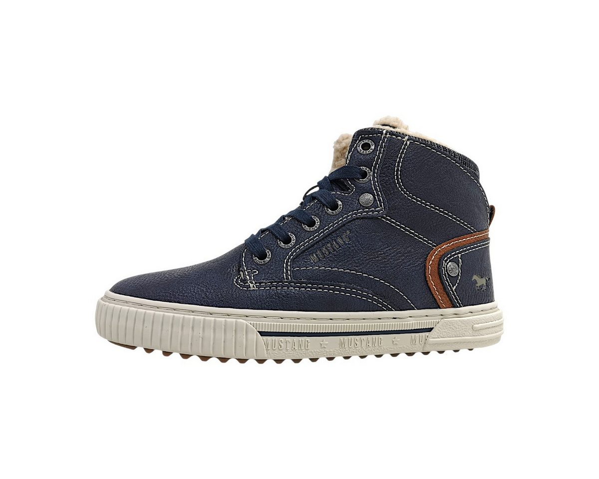 mustang shoes Schnürstiefel Schnürstiefelette (blau)