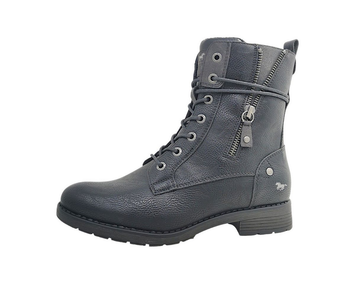 mustang shoes Schnürstiefel Stiefelette (schwarz)
