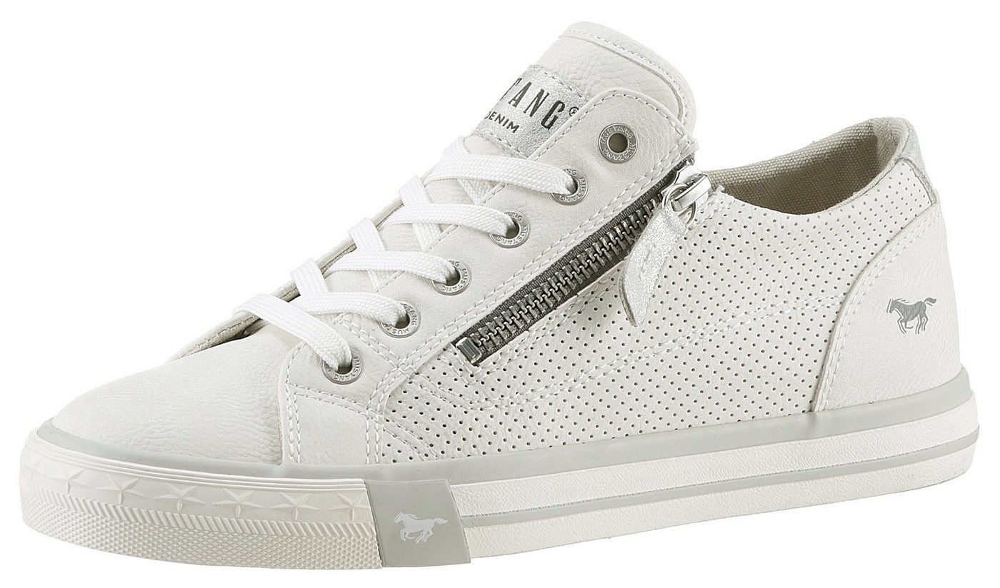 mustang shoes Sneaker, Freizeitschuh, Halbschuh, Schnürschuh mit Außenreißverschluss