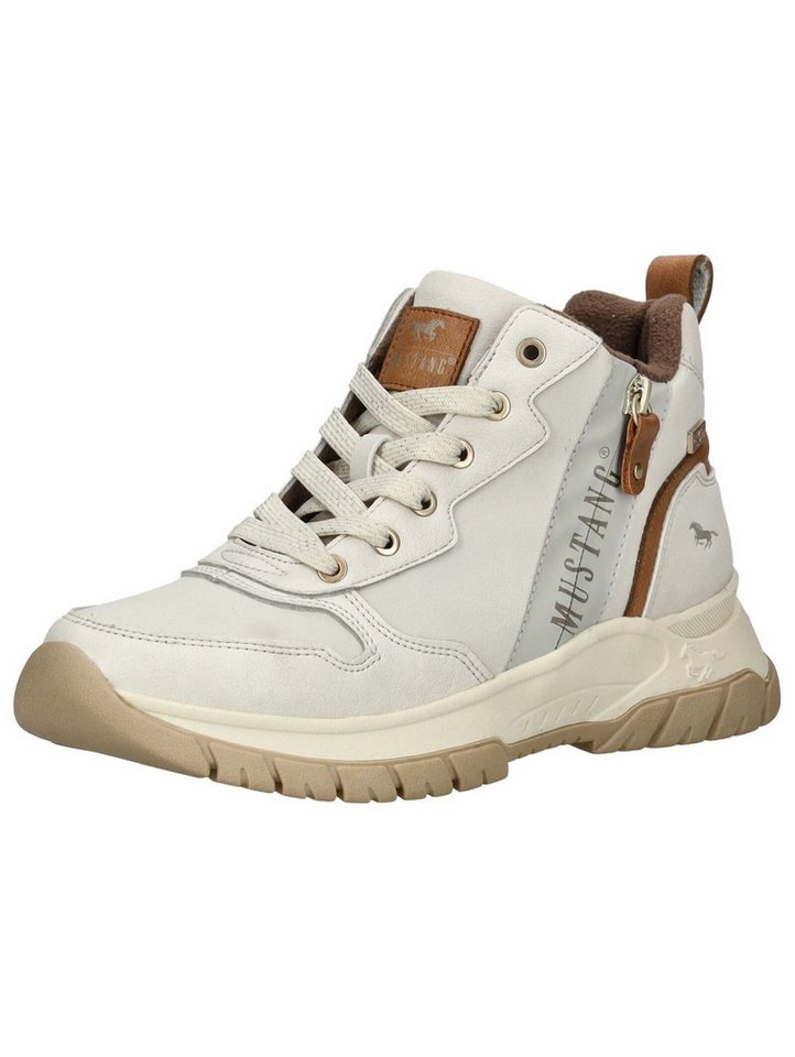 mustang shoes Sneaker Lederimitat Sneaker (beige)