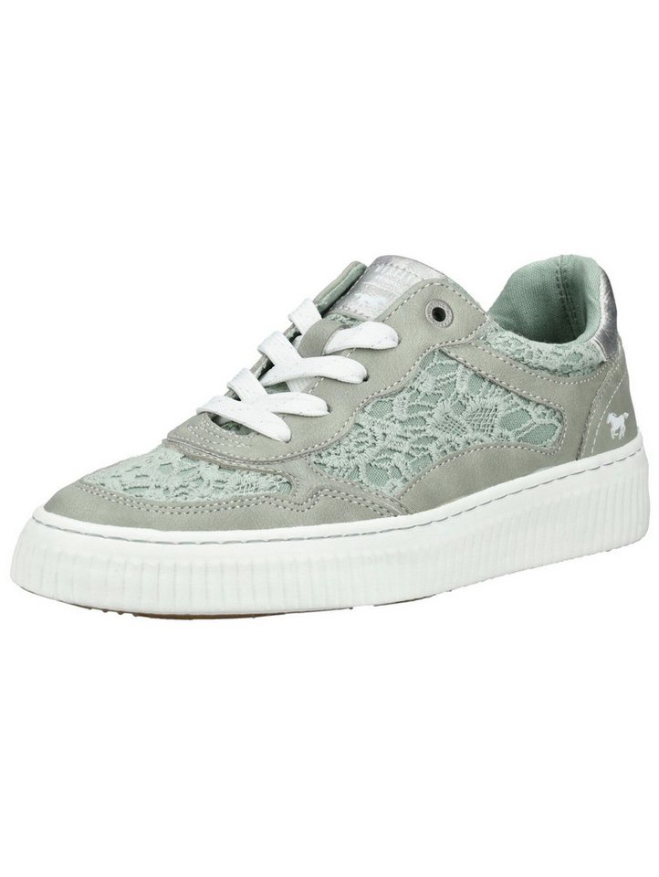 mustang shoes Sneaker Lederimitat Sneaker (grün)