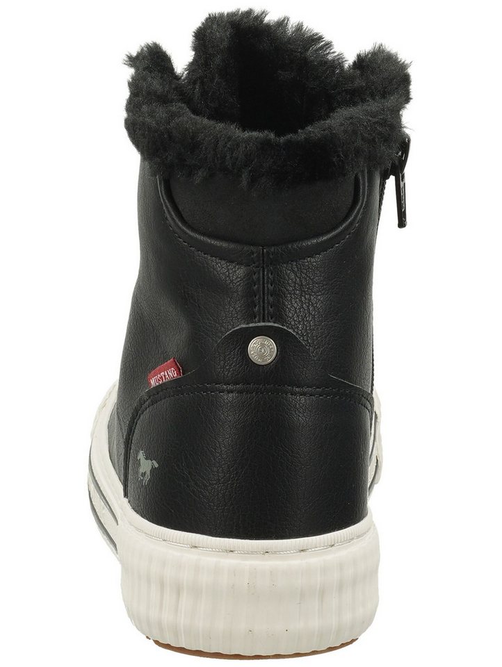 mustang shoes Sneaker Lederimitat Sneaker (schwarz)