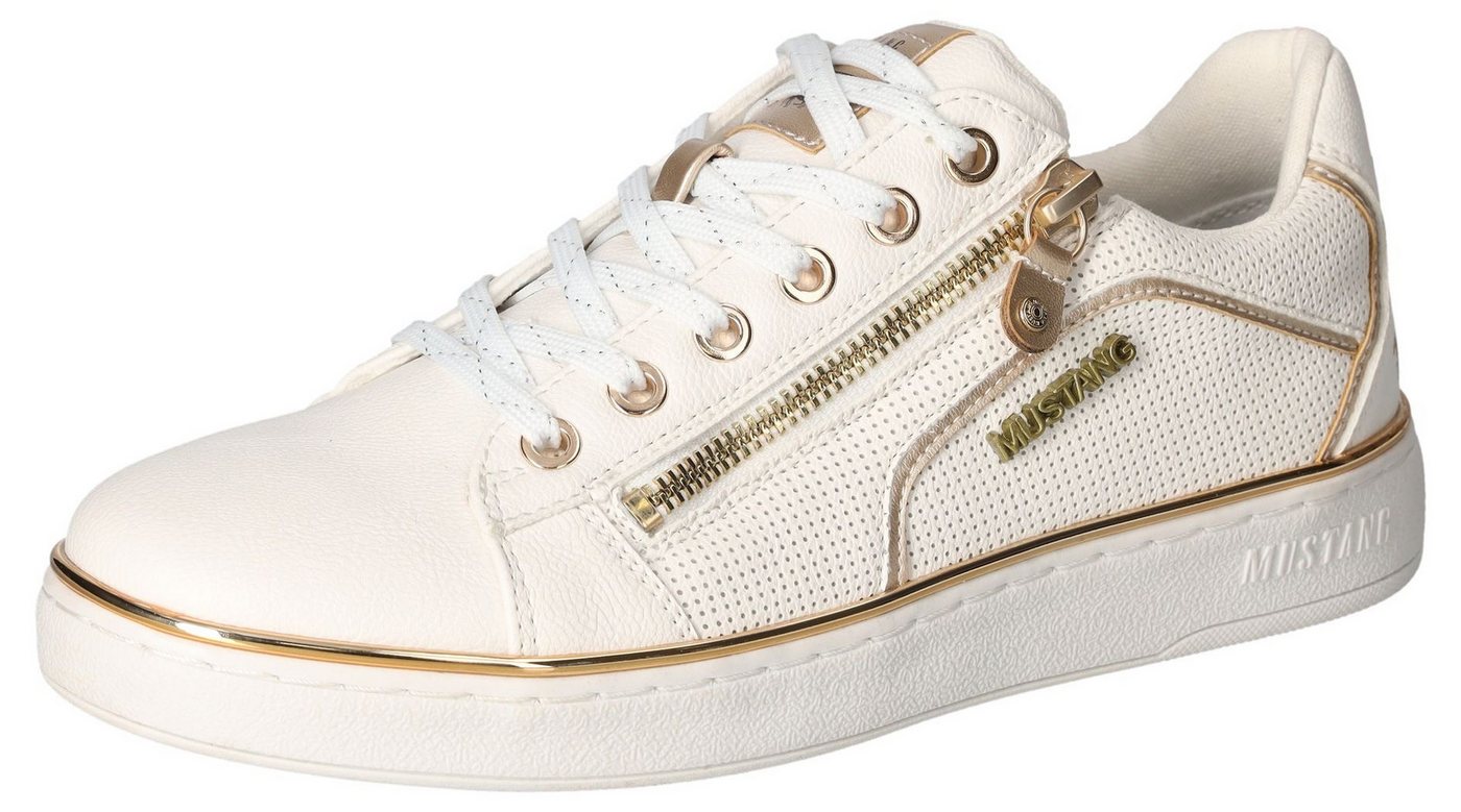 mustang shoes Sneaker, Plateausneaker, Schnürschuh mit Metallic Details