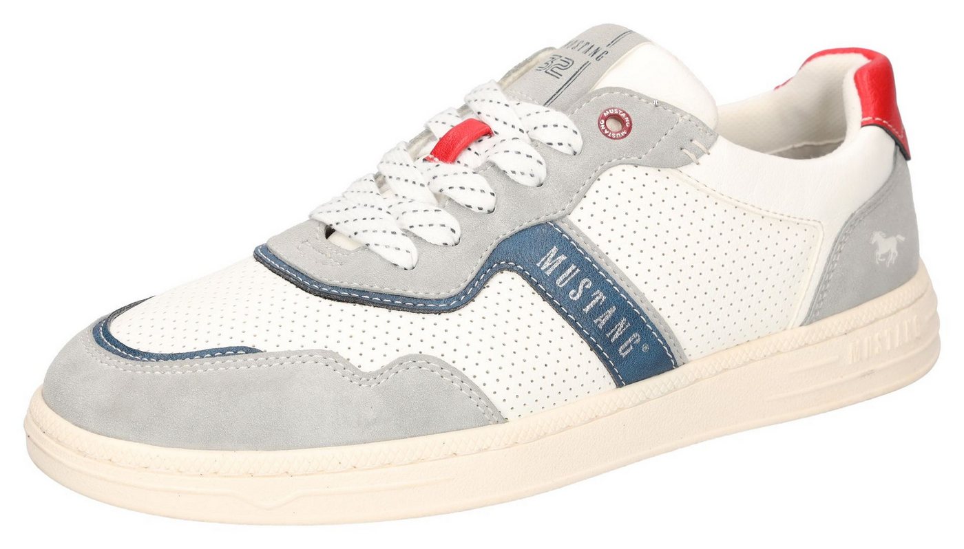 mustang shoes Sneaker, Retro Sneaker, Schnürschuh mit Kontrastbesätzen