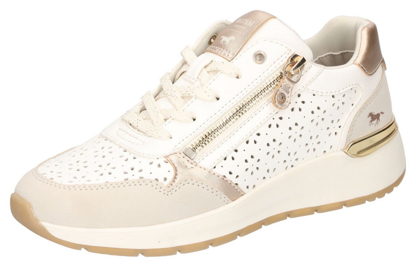 mustang shoes Sneaker, Runners Sneaker, Plateausneaker mit Außenreißverschluss