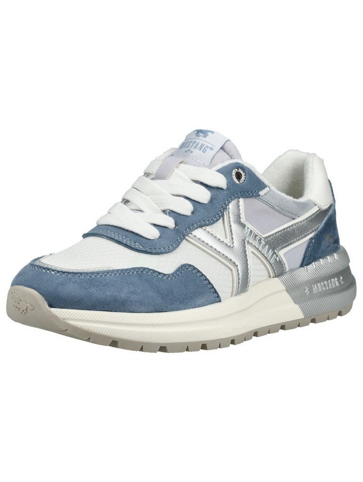 mustang shoes Sneaker Textil Sneaker (blau/silber)