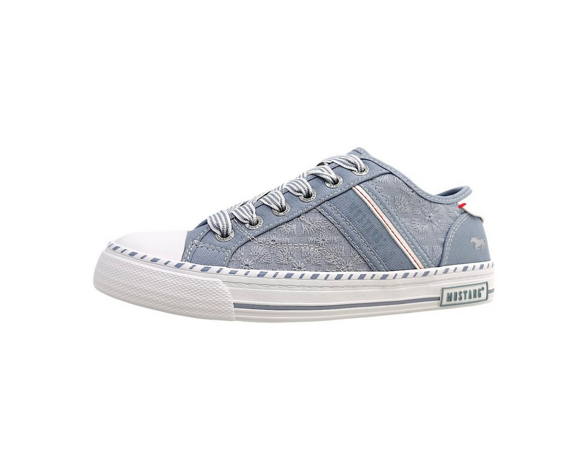 mustang shoes sportlicher Schnürer Schnürschuh (blau)