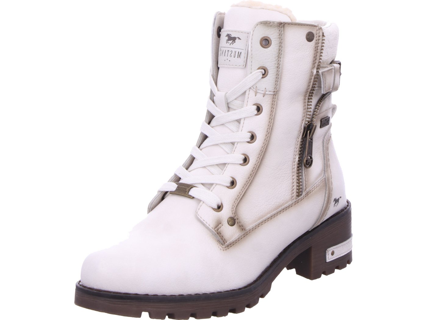 mustang shoes Stiefelette (weiß)