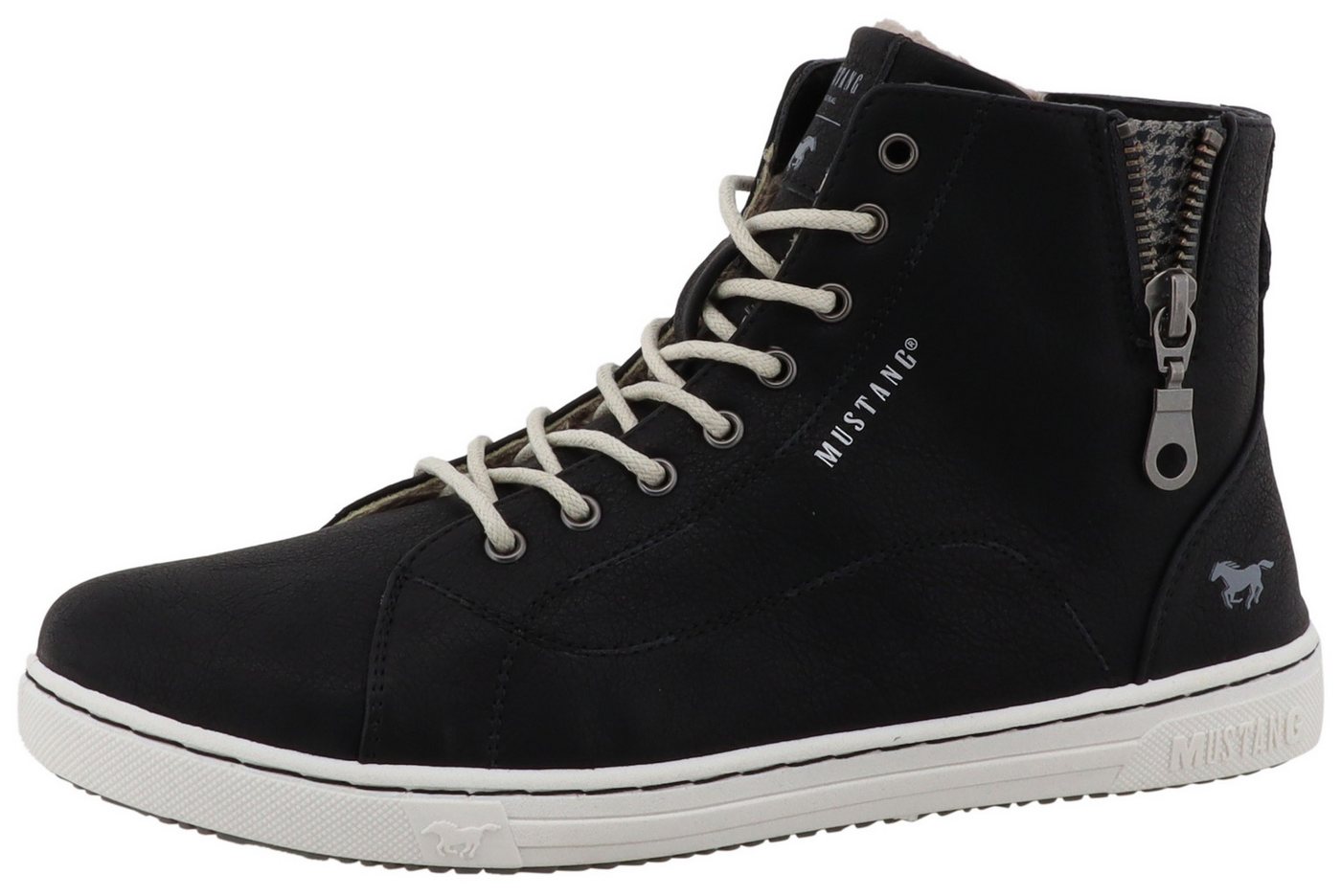 mustang shoes Tuala Winterstiefelette Schnürboots mit Reißverschluss