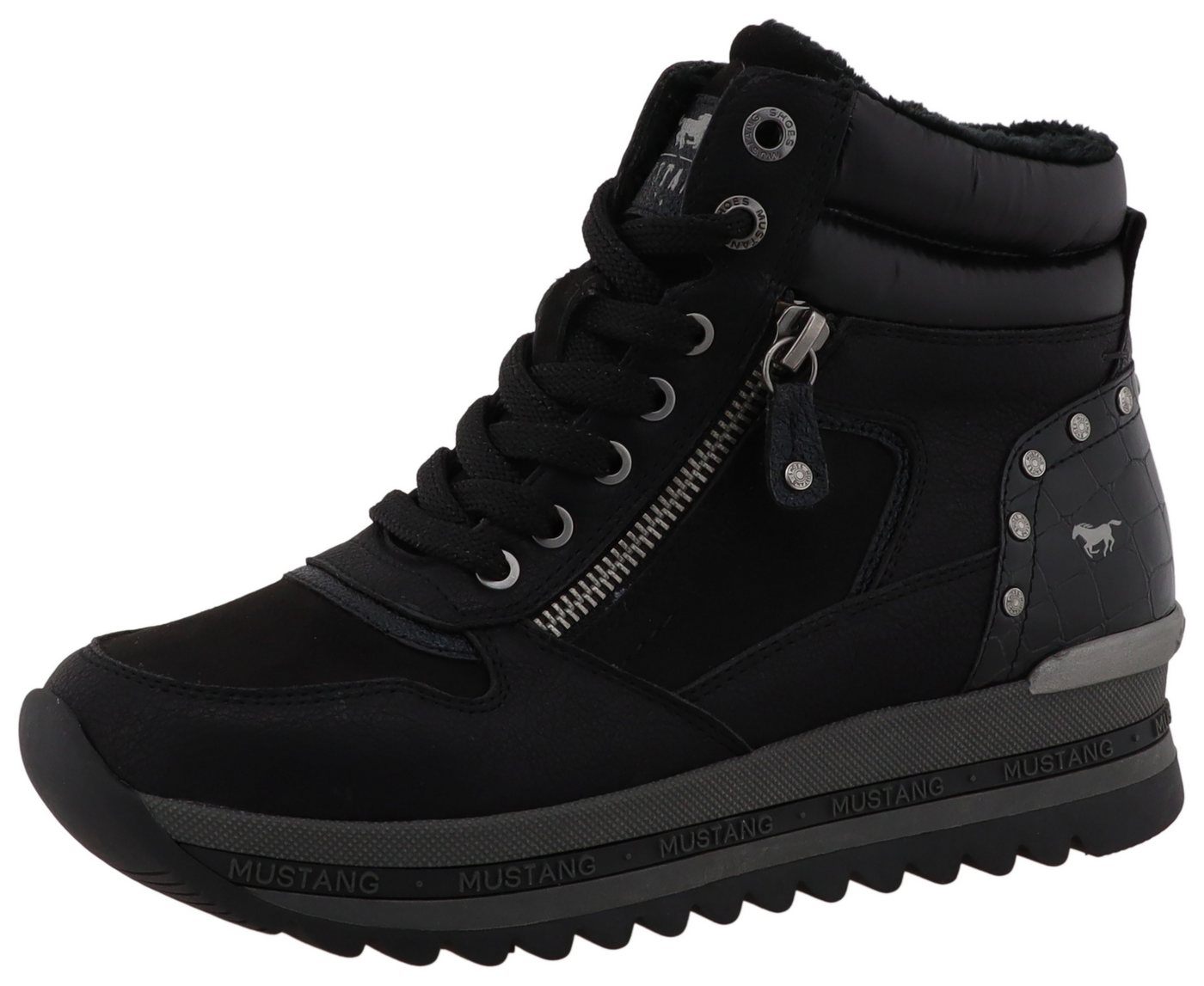 mustang shoes Urbana Winterboots Plateausneaker, Winterboots mit Warmfutter