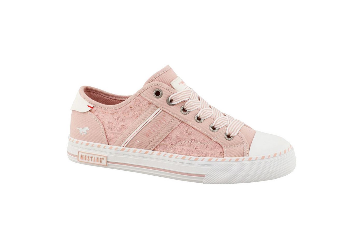 mustang Sneaker Sneaker mit Markendetails (rosa)