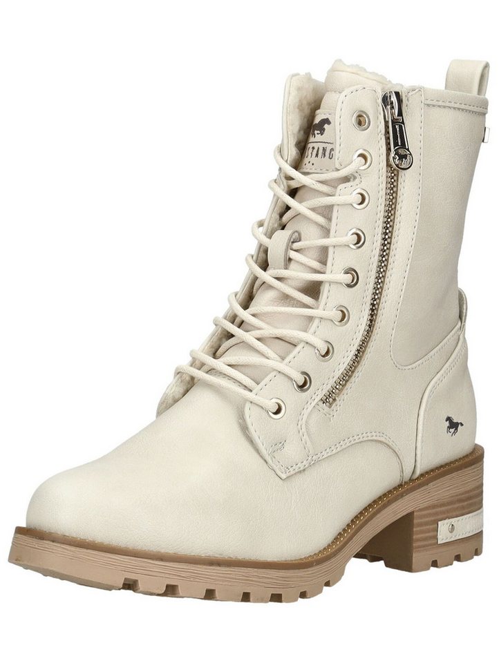 mustang Stiefelette Lederimitat . Schnürstiefelette (braun)