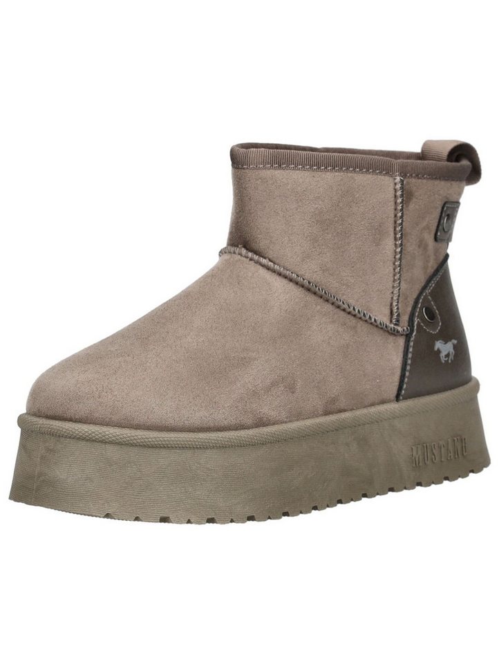 mustang Stiefelette Veloursleder/Textil . Stiefelette