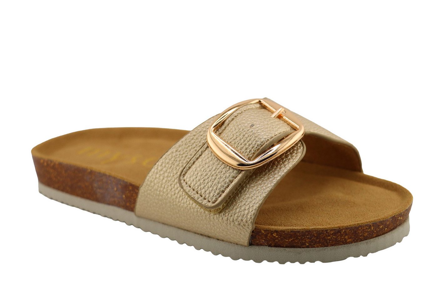 Mysoft Tieffußbett Pantolette (Platino)