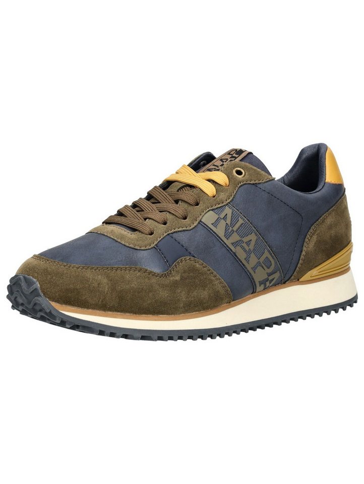 Napapijri Sneaker Lederimitat/Textil Sneaker (blau/braun)