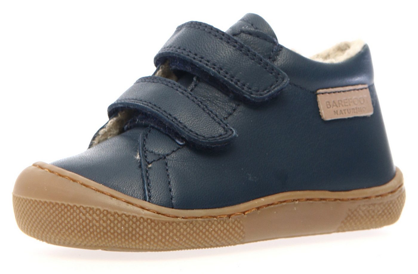 naturino Amur Lauflernschuh Babyschuh, Klettschuh mit Wollfutter, Größenschablone zum Download